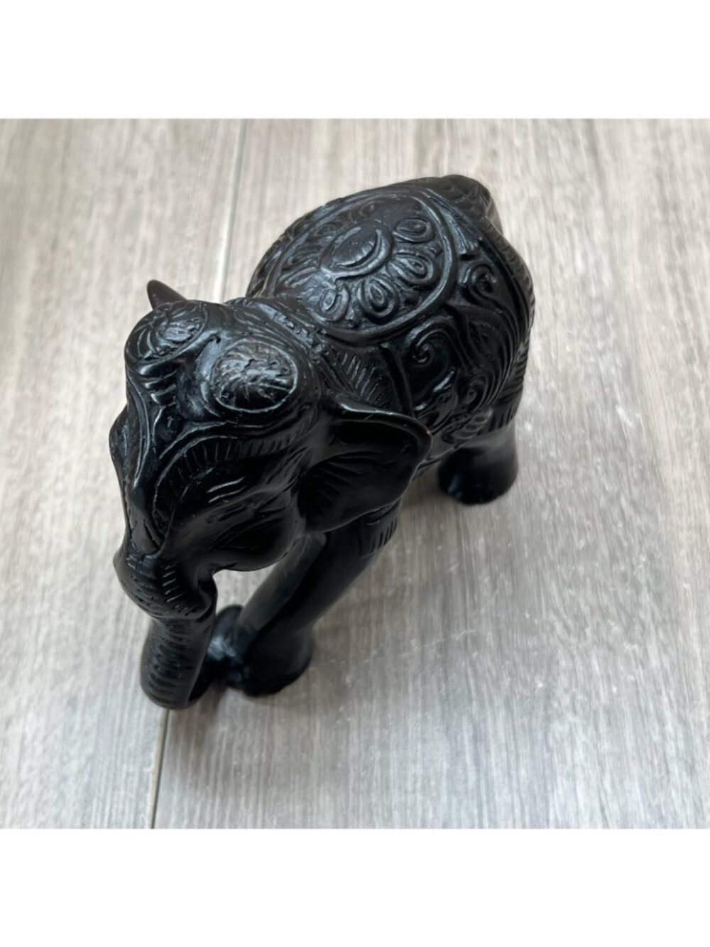 Elephant Figurine Statue Home Decor Lucky Charm Collectible - Picture 5 of 13